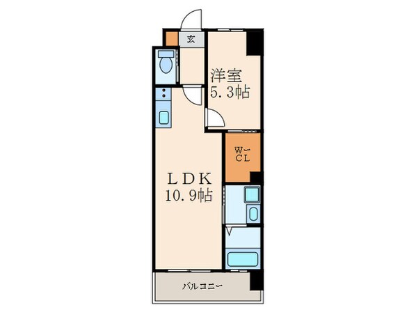 ADVANCE128の物件間取画像